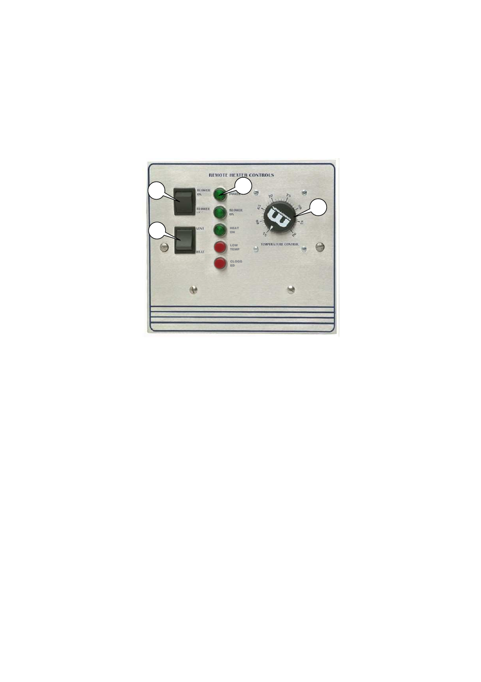 Remote panel option | FloAire Indirect Fired Heater User Manual | Page 20 / 28