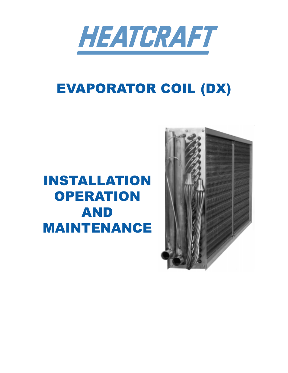 FloAire DX COIL User Manual | 8 pages