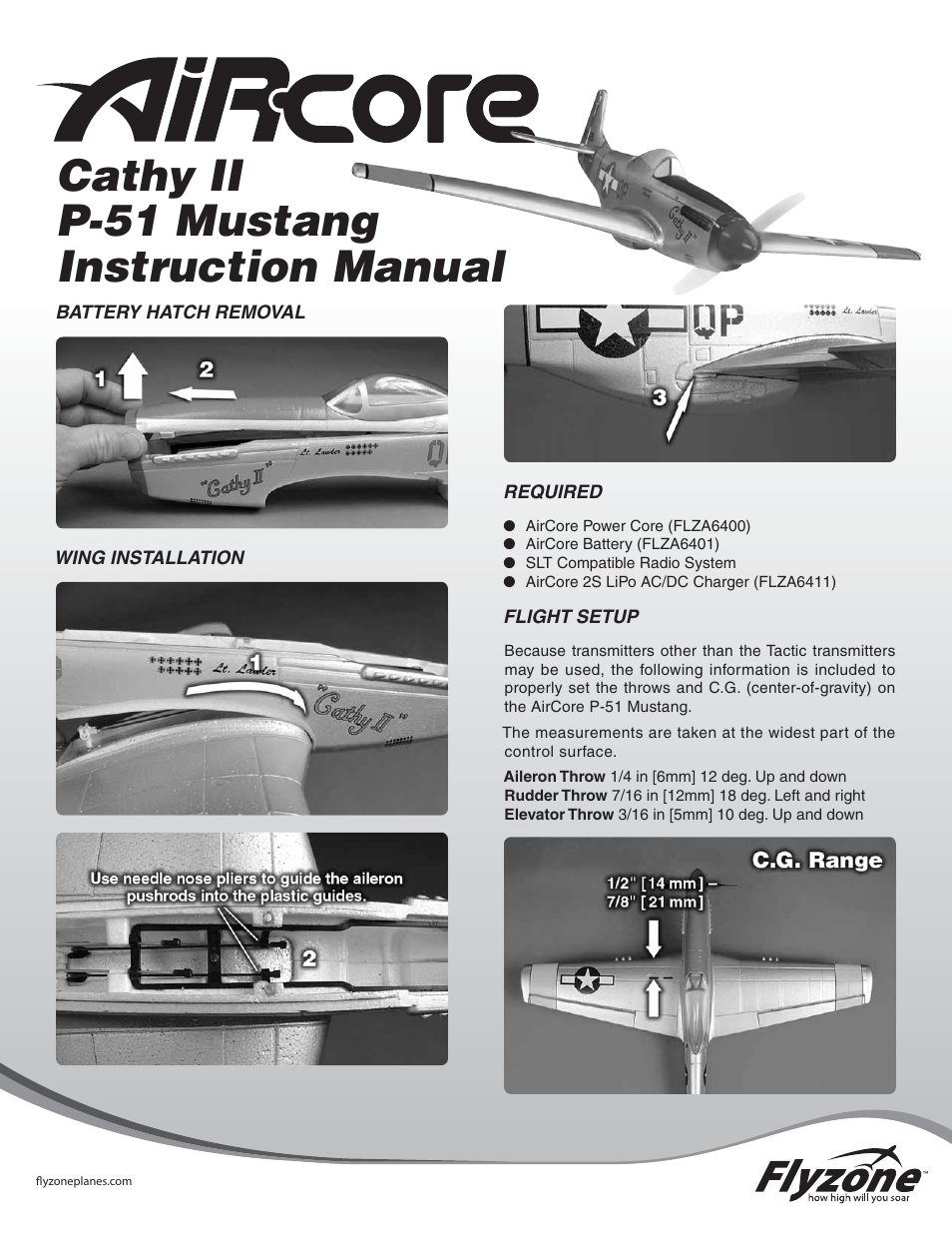 Flyzone FLZA3904 User Manual | 2 pages