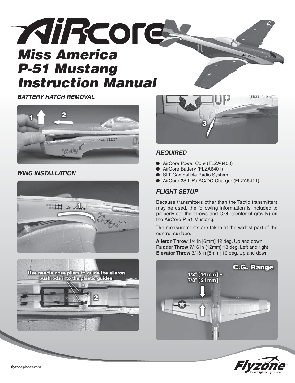Flyzone FLZA3910 User Manual | 2 pages
