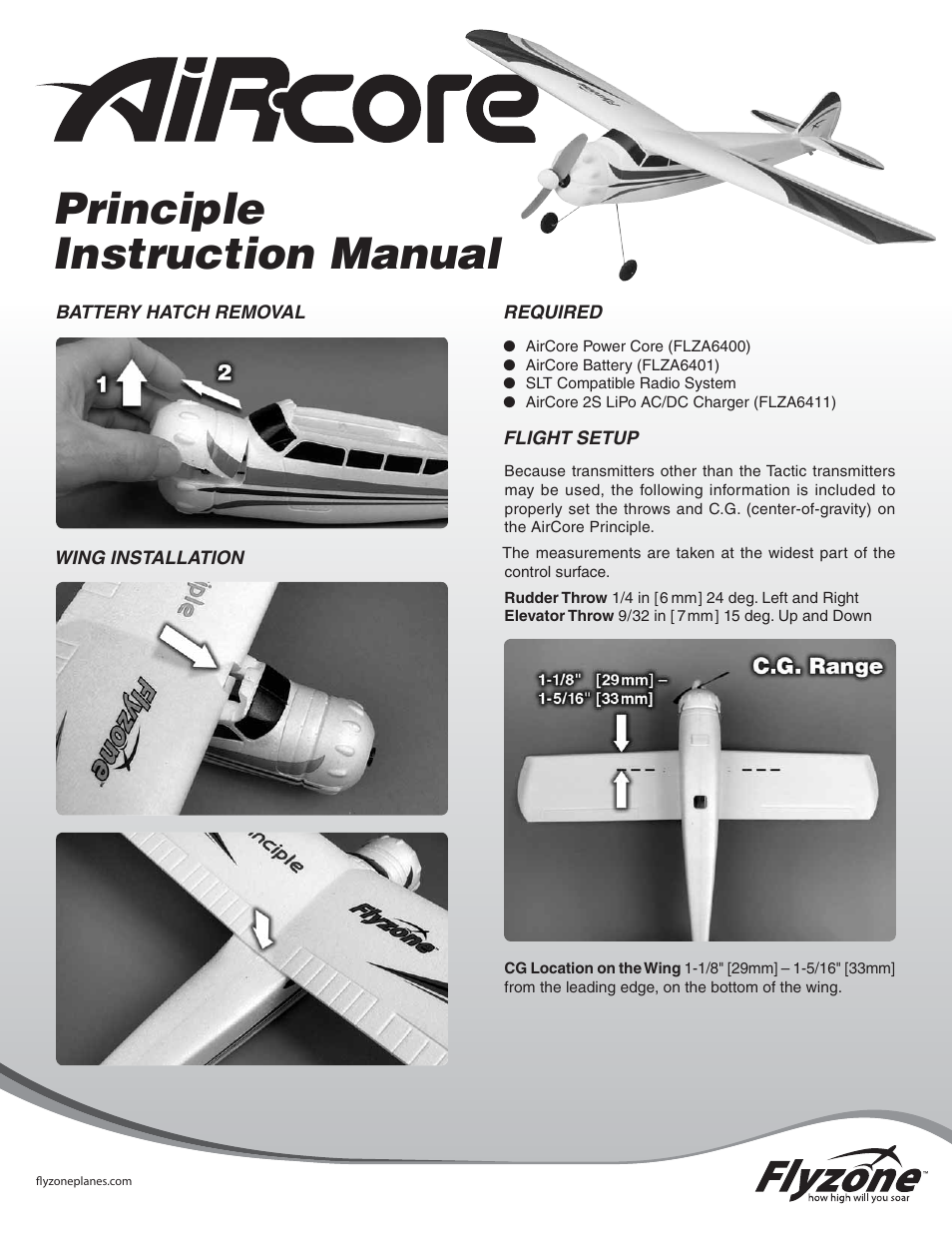 Flyzone FLZA3903 User Manual | 2 pages