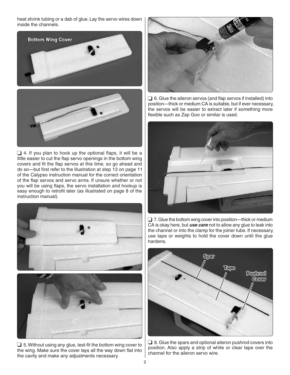 Flyzone FLZA3006 User Manual | Page 2 / 4