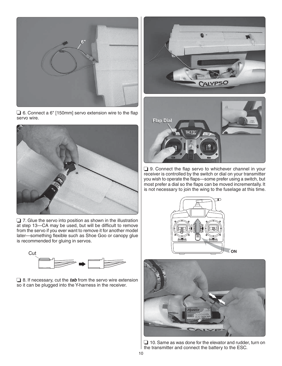 Flyzone FLZA3004 User Manual | Page 10 / 20