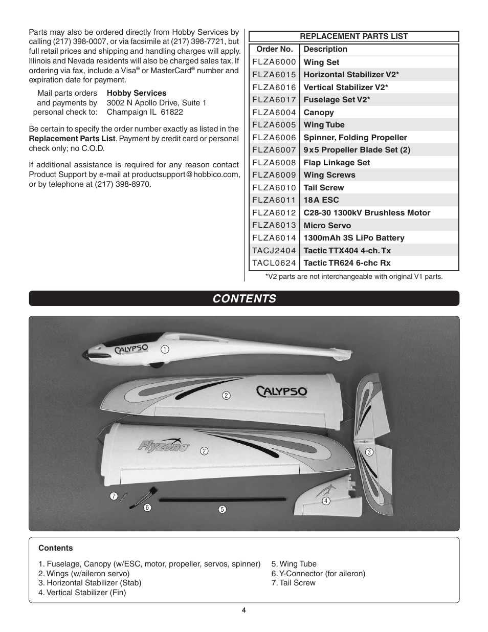 Flyzone FLZA3004 User Manual | Page 4 / 20