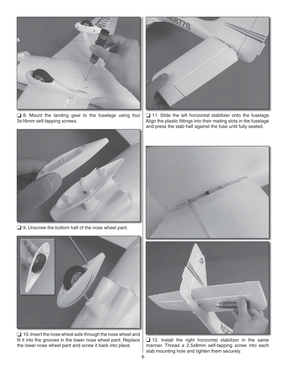 Flyzone FLZA4300 User Manual | Page 6 / 20