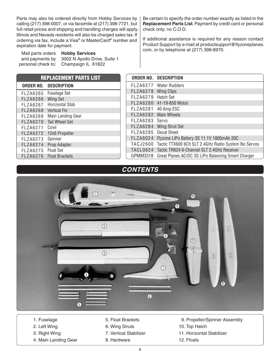 Flyzone FLZA4022 User Manual | Page 4 / 16