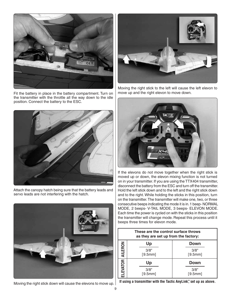 Flyzone FLZA3342 User Manual | Page 9 / 12