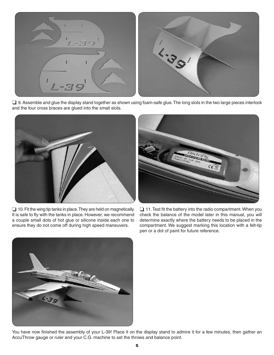 Flyzone FLZA3634 User Manual | Page 5 / 12