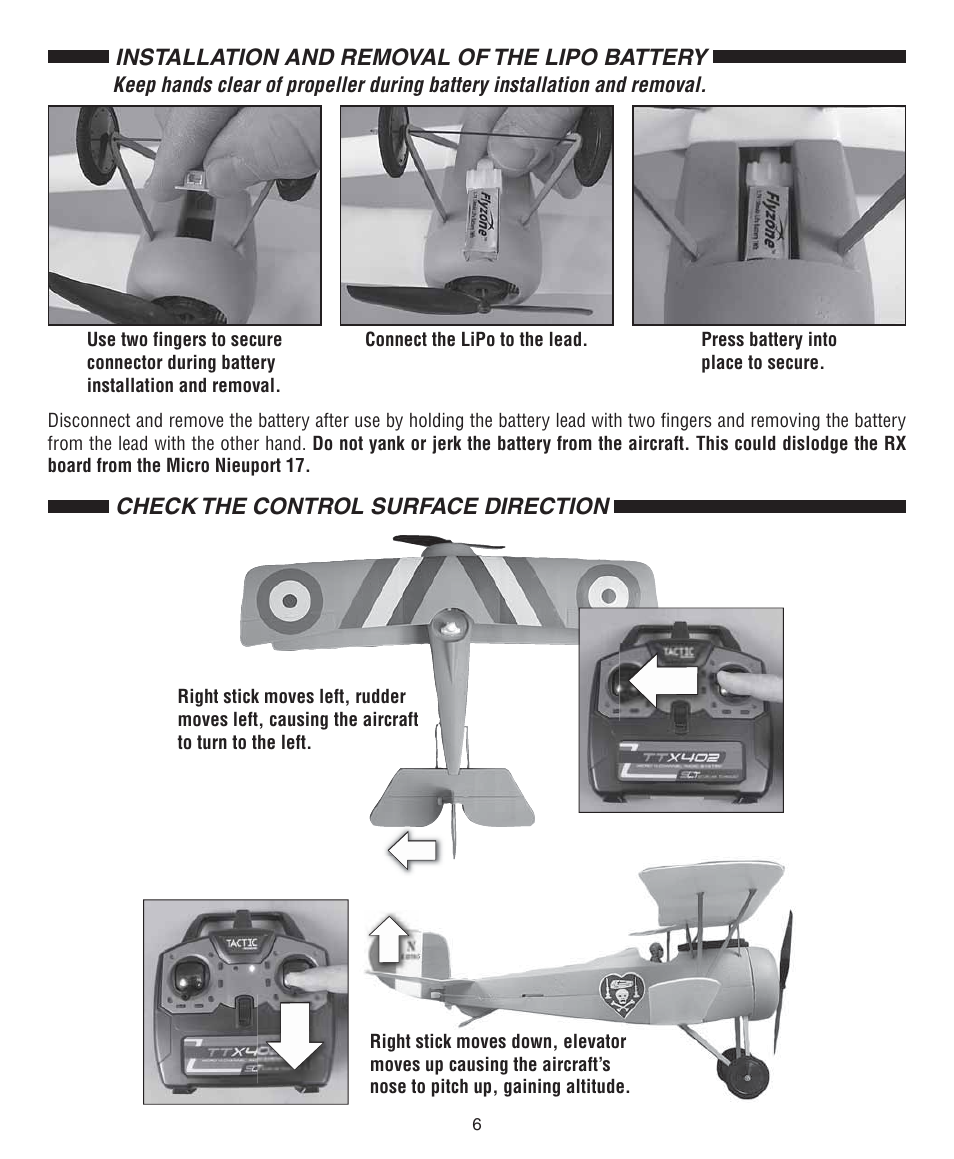 Flyzone FLZA2040 User Manual | Page 6 / 12