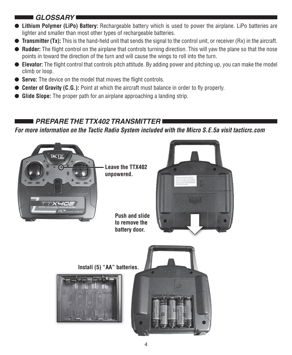 Flyzone FLZA2052 User Manual | Page 4 / 12