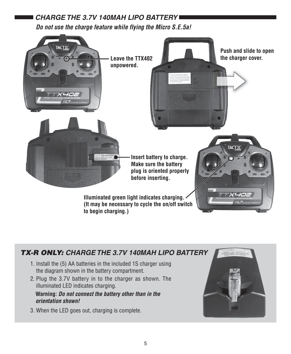Flyzone FLZA2052 User Manual | Page 5 / 12