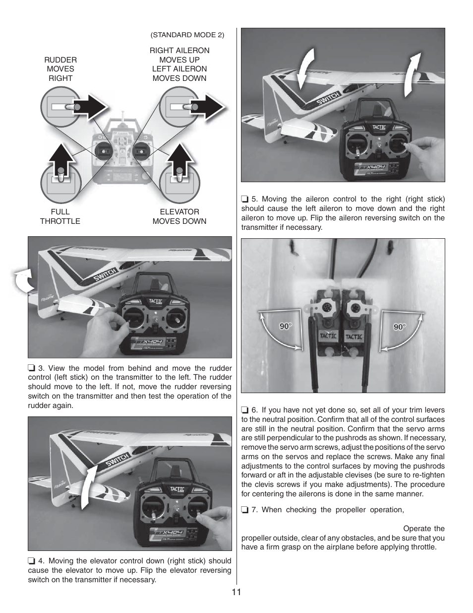 Flyzone FLZA3300 User Manual | Page 11 / 16