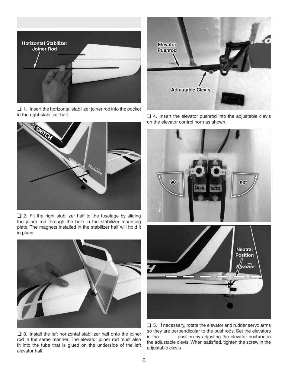 Flyzone FLZA3300 User Manual | Page 6 / 16