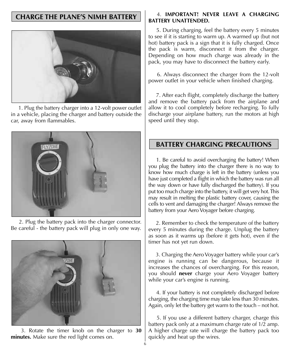 Flyzone HCAA1981 User Manual | Page 6 / 12