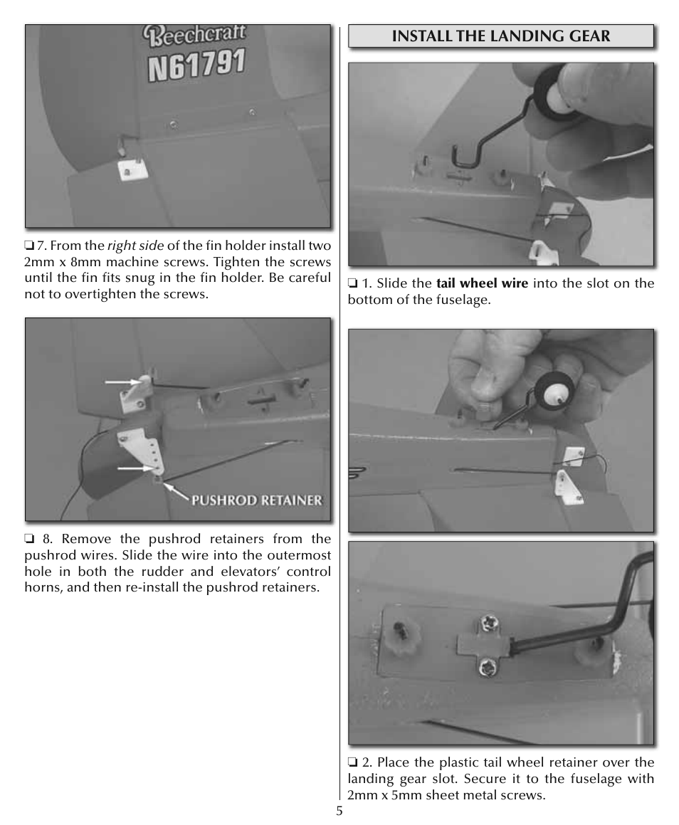 Flyzone HCAA27 User Manual | Page 5 / 16