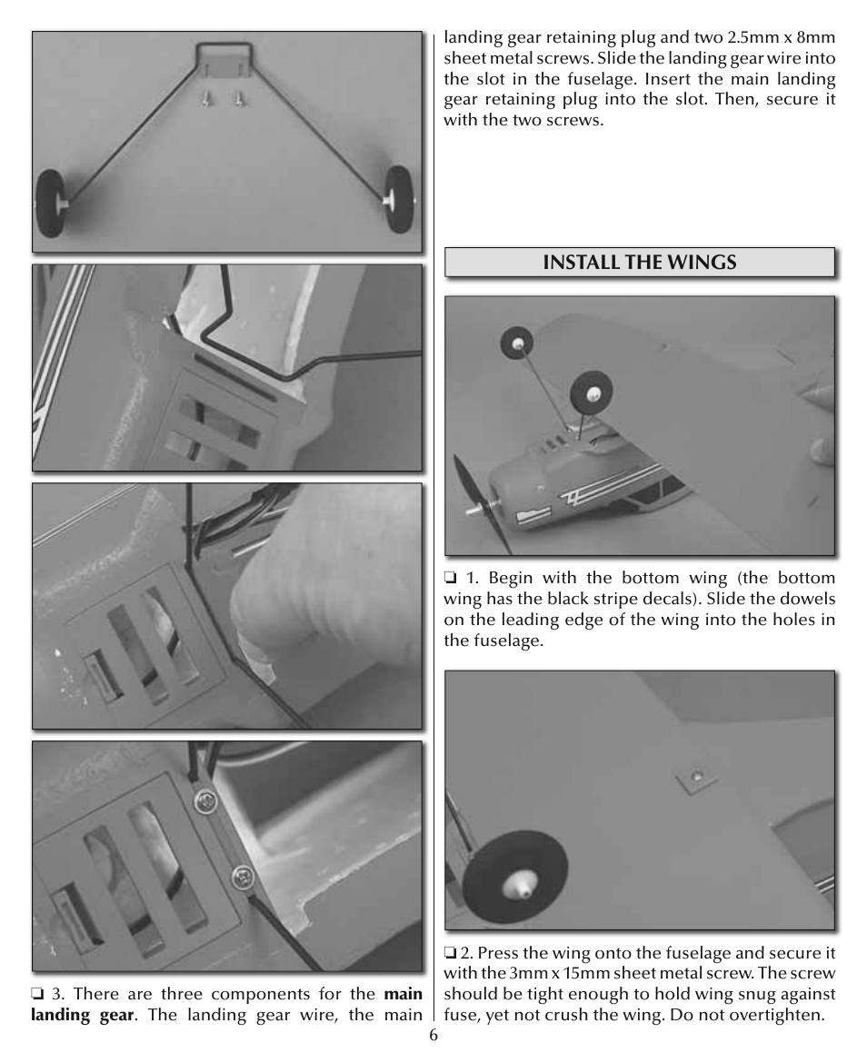 Flyzone HCAA27 User Manual | Page 6 / 16