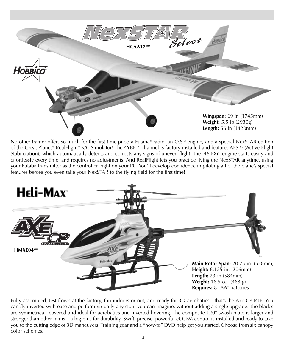 Other items available | Flyzone HCAA23 User Manual | Page 14 / 16