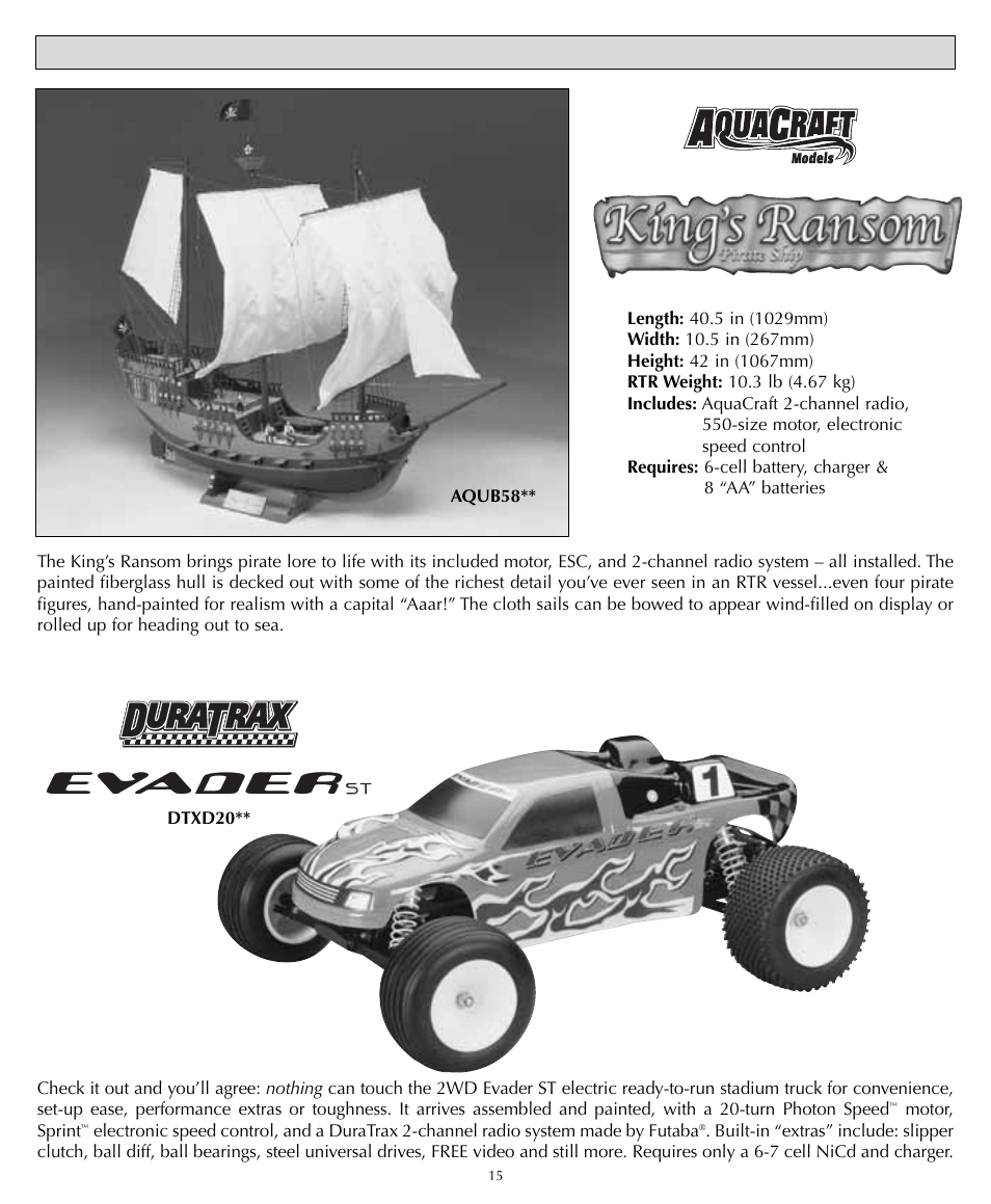 Other items available | Flyzone HCAA23 User Manual | Page 15 / 16