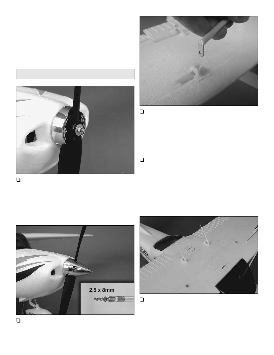 Final assembly | Flyzone HCAA42 User Manual | Page 11 / 16