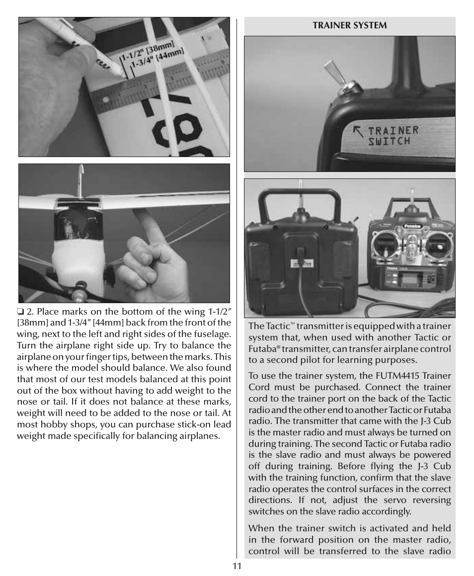 Flyzone HCAA24 User Manual | Page 11 / 16