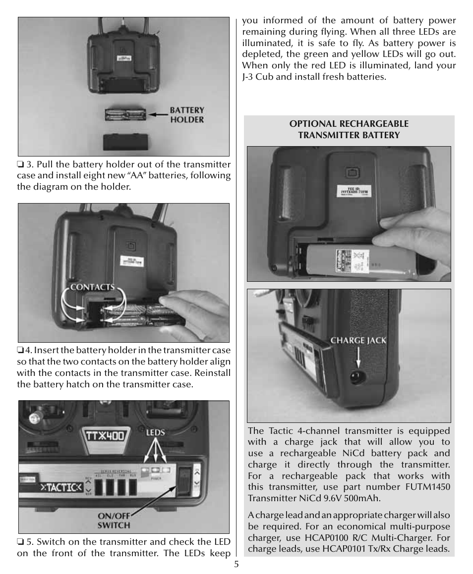 Flyzone HCAA24 User Manual | Page 5 / 16