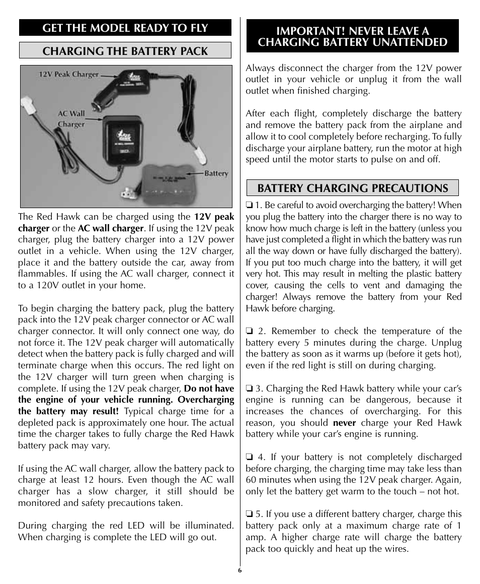 Flyzone HCAA1960 User Manual | Page 6 / 12