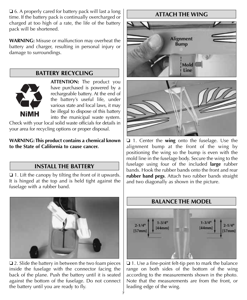 Flyzone HCAA1960 User Manual | Page 7 / 12
