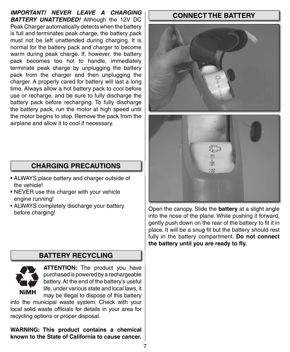 Flyzone HCAA41 User Manual | Page 7 / 12