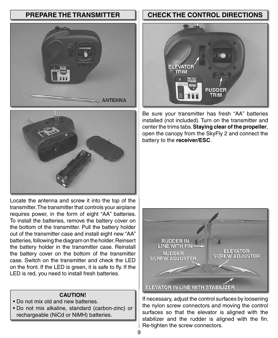 Flyzone HCAA41 User Manual | Page 9 / 12