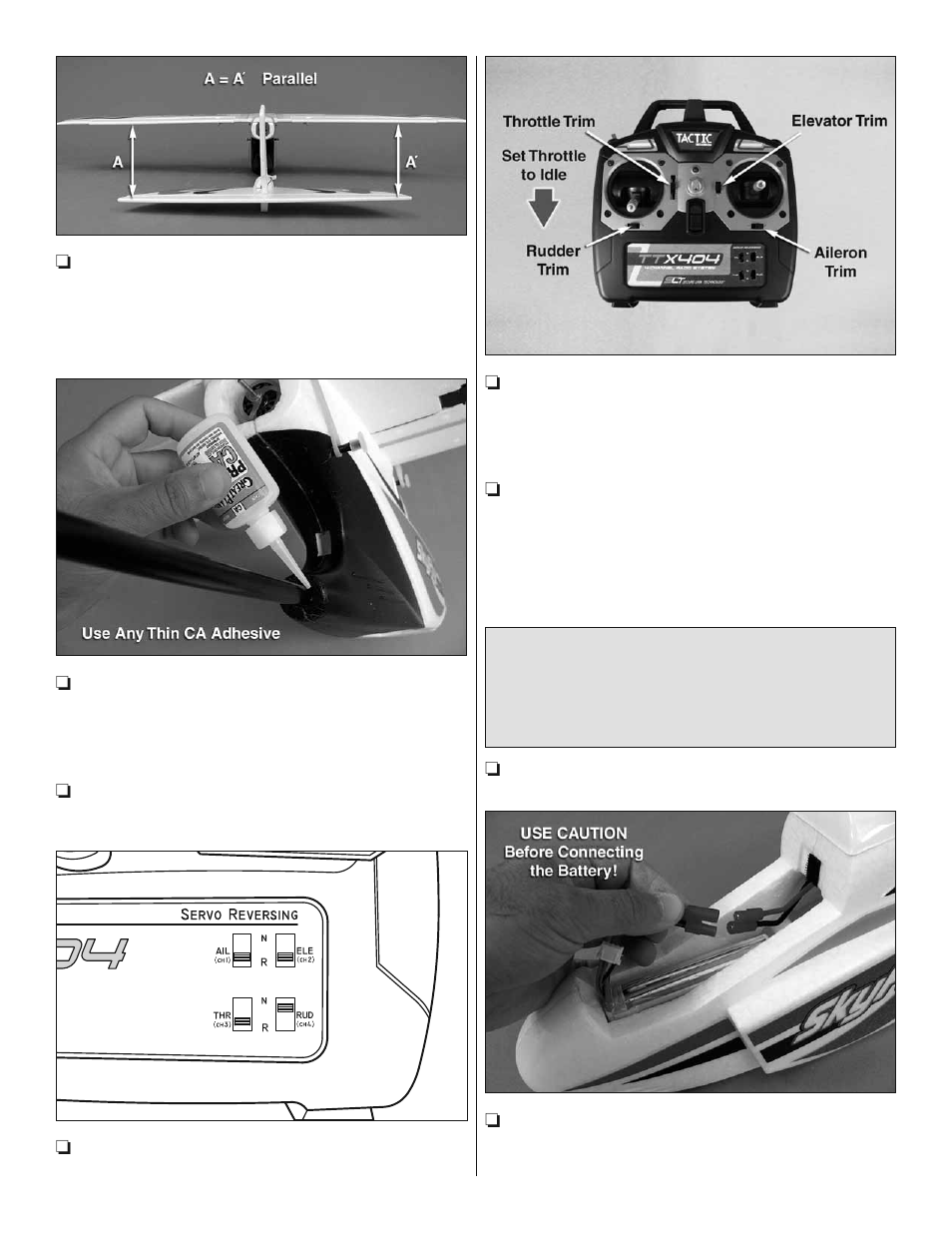 Flyzone HCAA2511 User Manual | Page 7 / 20