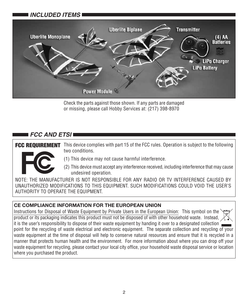Flyzone FLZA2900 User Manual | Page 2 / 12