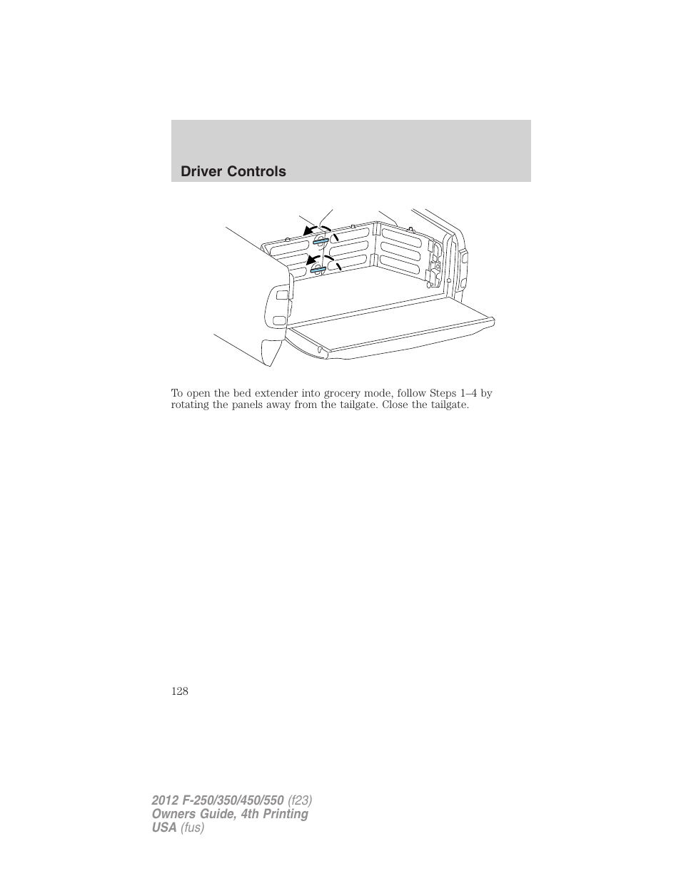 FORD 2012 F-250 User Manual | Page 128 / 448