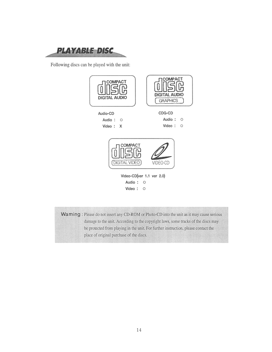 CAVS JB-99 User Manual | Page 14 / 56