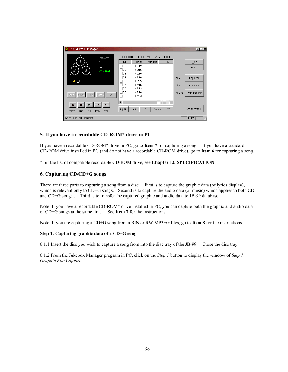 CAVS JB-99 User Manual | Page 38 / 56