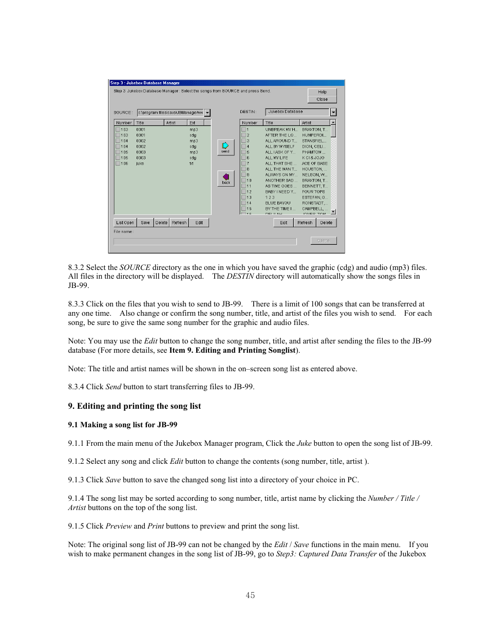 CAVS JB-99 User Manual | Page 45 / 56
