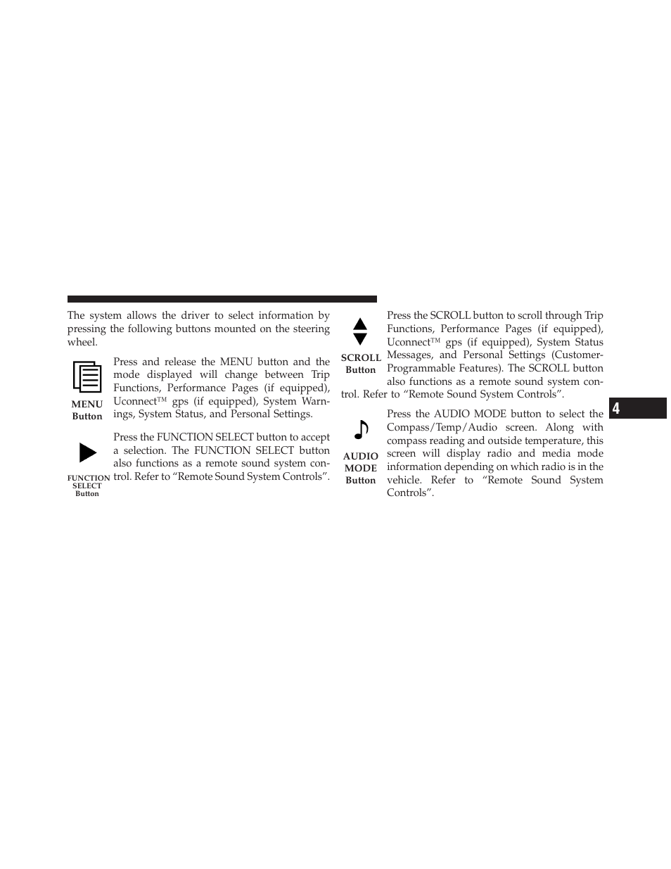 Chrysler 300SRT User Manual | Page 202 / 465