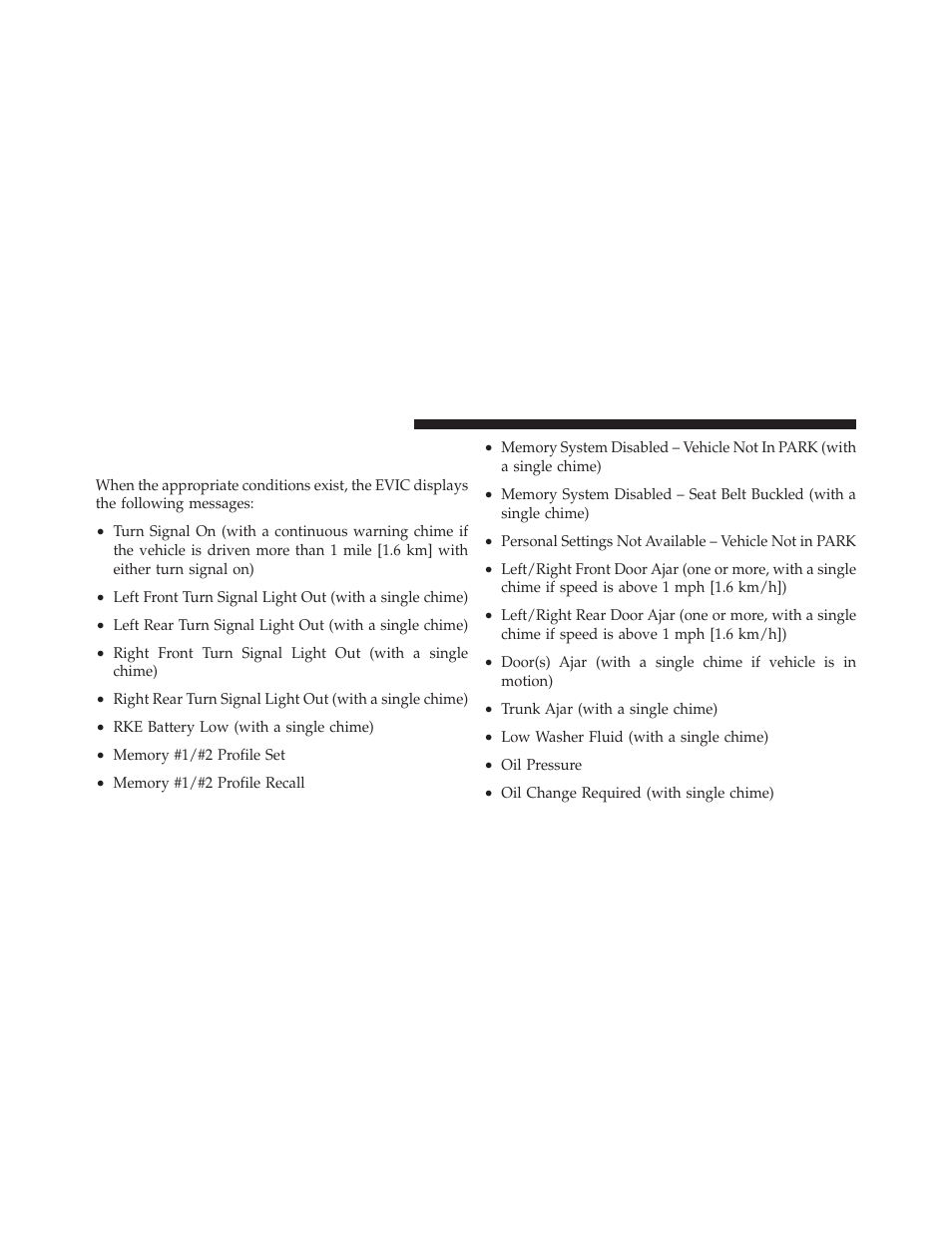 Electronic vehicle information center (evic), Displays | Chrysler 300SRT User Manual | Page 203 / 465