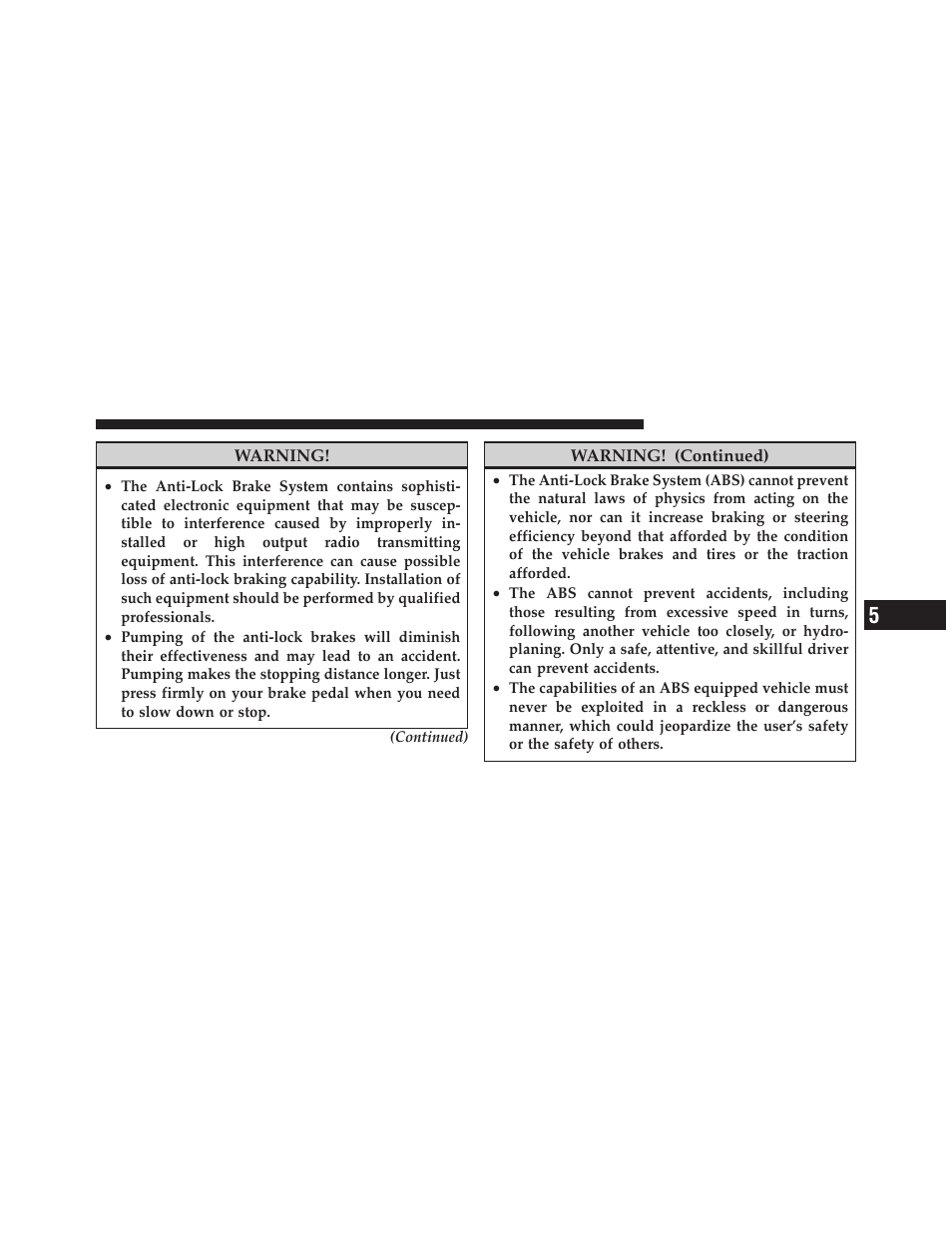 Chrysler 300SRT User Manual | Page 300 / 465