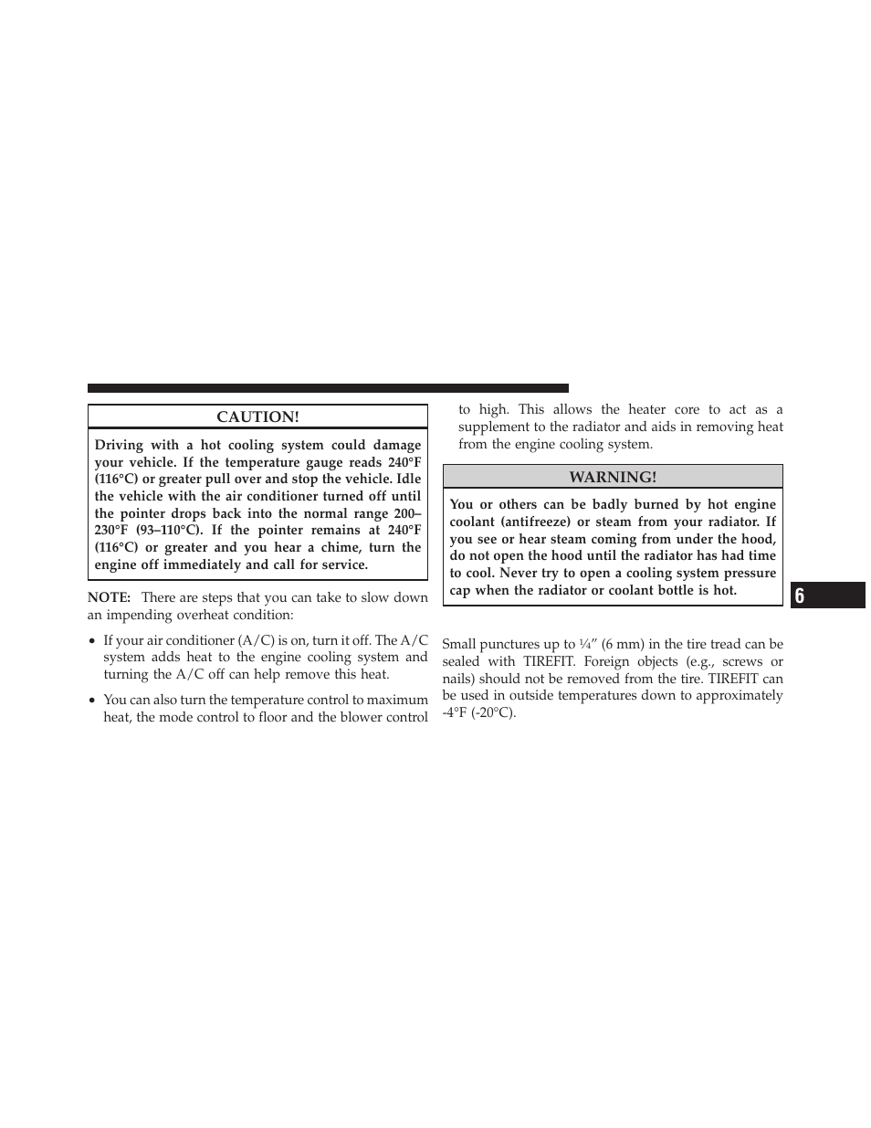 Tirefit kit | Chrysler 300SRT User Manual | Page 346 / 465