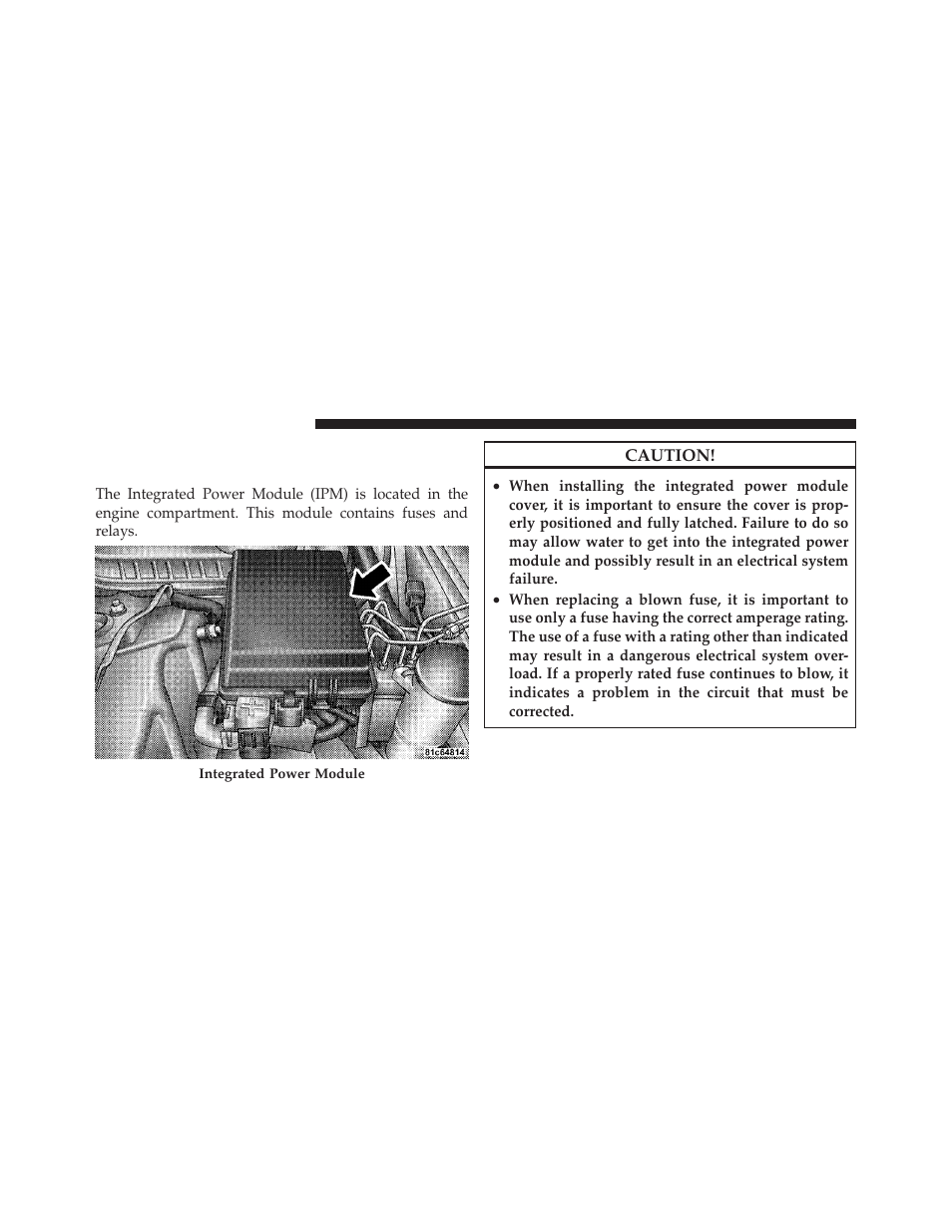 Fuses, Integrated power module | Chrysler 300SRT User Manual | Page 399 / 465