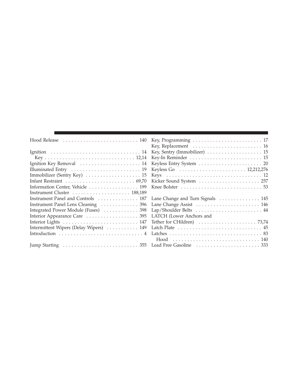 Chrysler 300SRT User Manual | Page 453 / 465