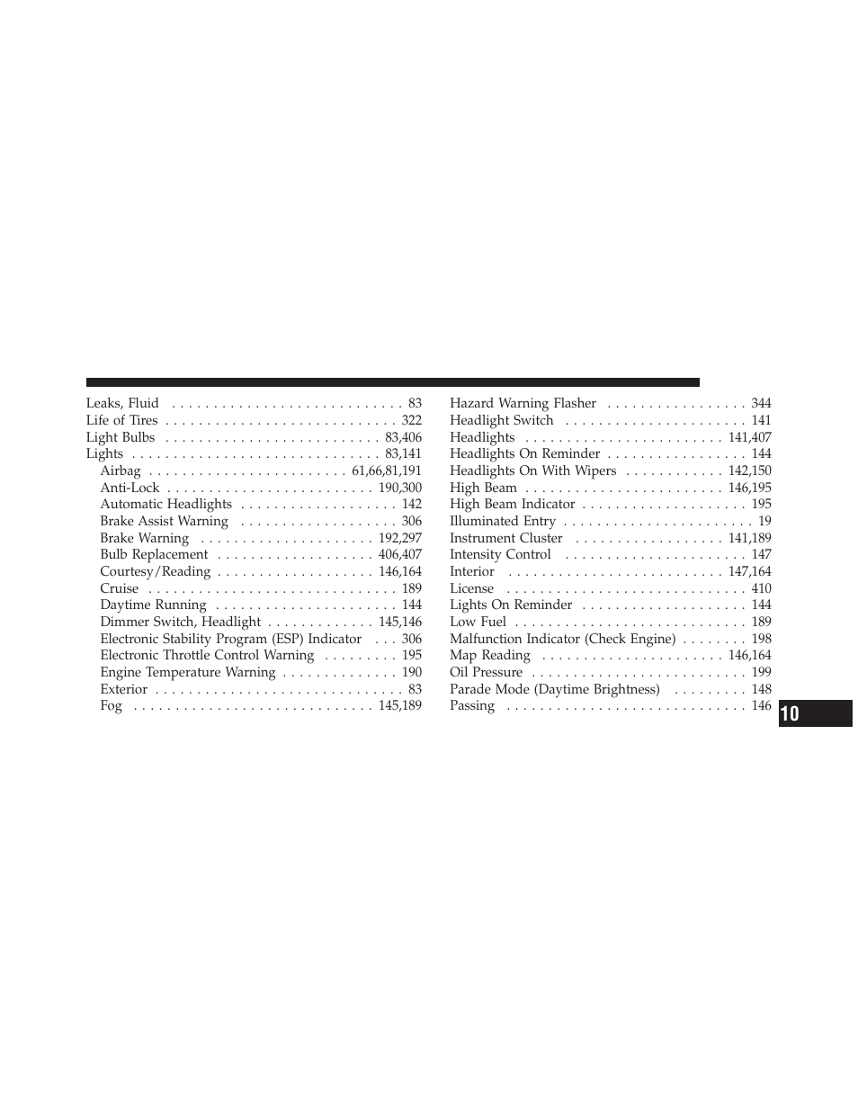 Chrysler 300SRT User Manual | Page 454 / 465