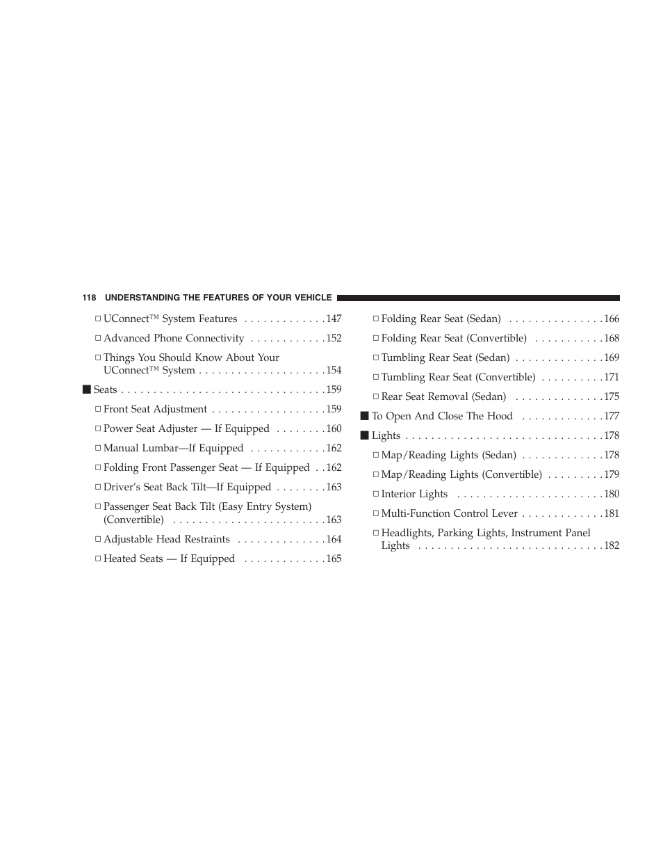 Chrysler 2006 PT Cruiser Sedan User Manual | Page 118 / 464