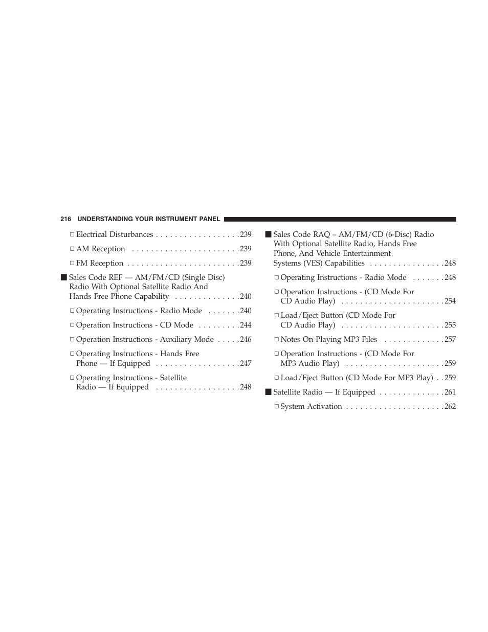 Chrysler 2006 PT Cruiser Sedan User Manual | Page 216 / 464