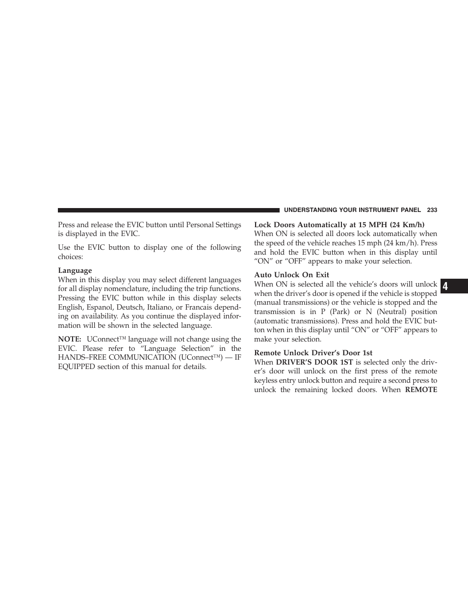 Chrysler 2006 PT Cruiser Sedan User Manual | Page 233 / 464