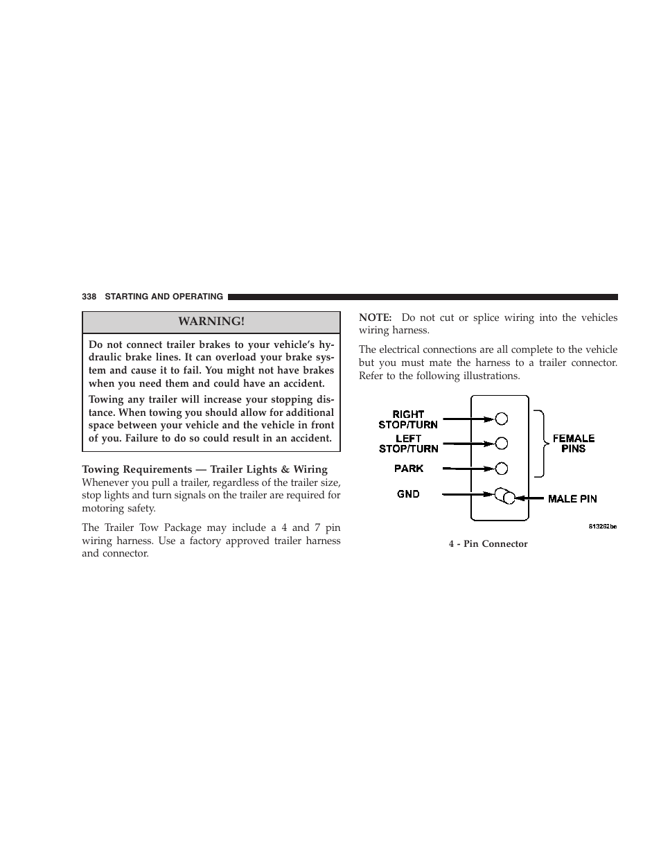 Chrysler 2006 PT Cruiser Sedan User Manual | Page 338 / 464