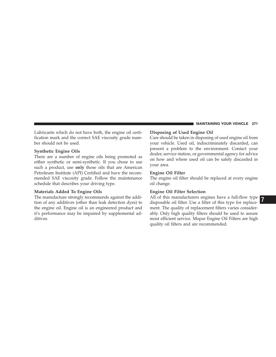 Chrysler 2006 PT Cruiser Sedan User Manual | Page 371 / 464