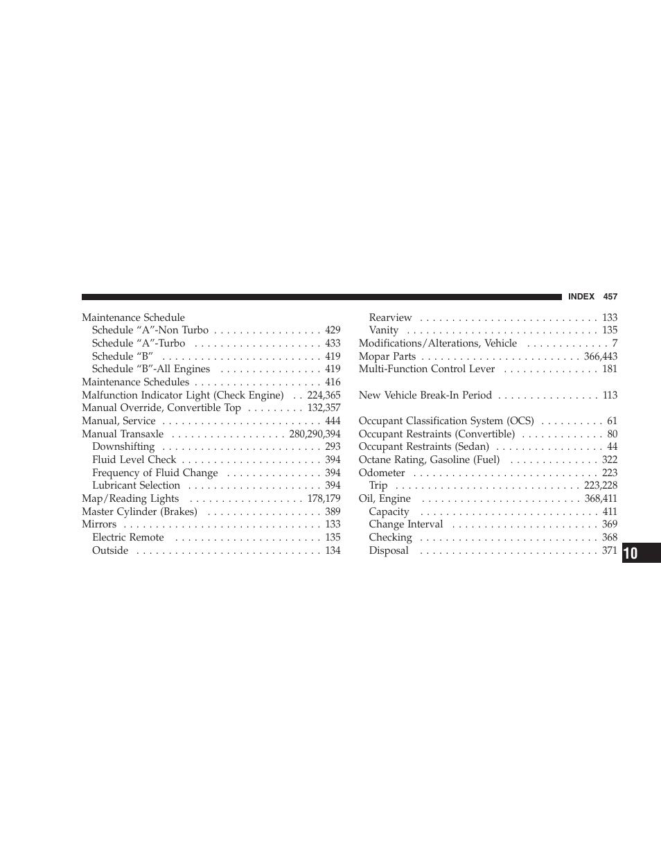 Chrysler 2006 PT Cruiser Sedan User Manual | Page 457 / 464