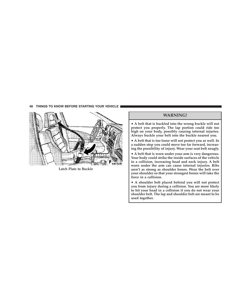 Chrysler 2006 PT Cruiser Sedan User Manual | Page 48 / 464