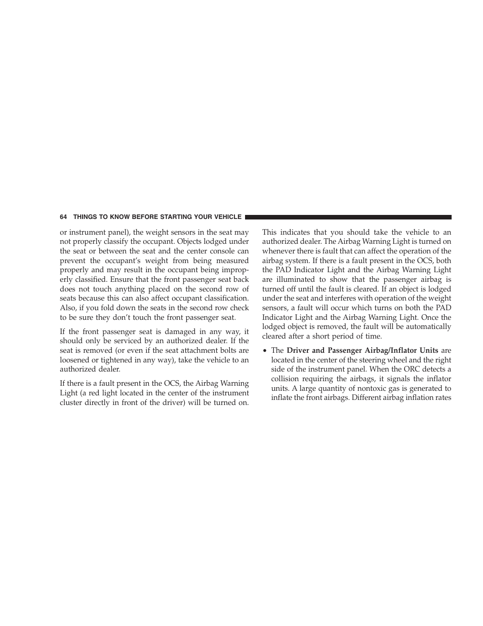 Chrysler 2006 PT Cruiser Sedan User Manual | Page 64 / 464